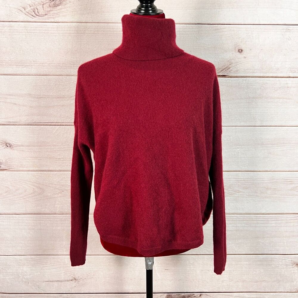 Saks Fifth Avenue Sweater Pullover Turtleneck Cashmere